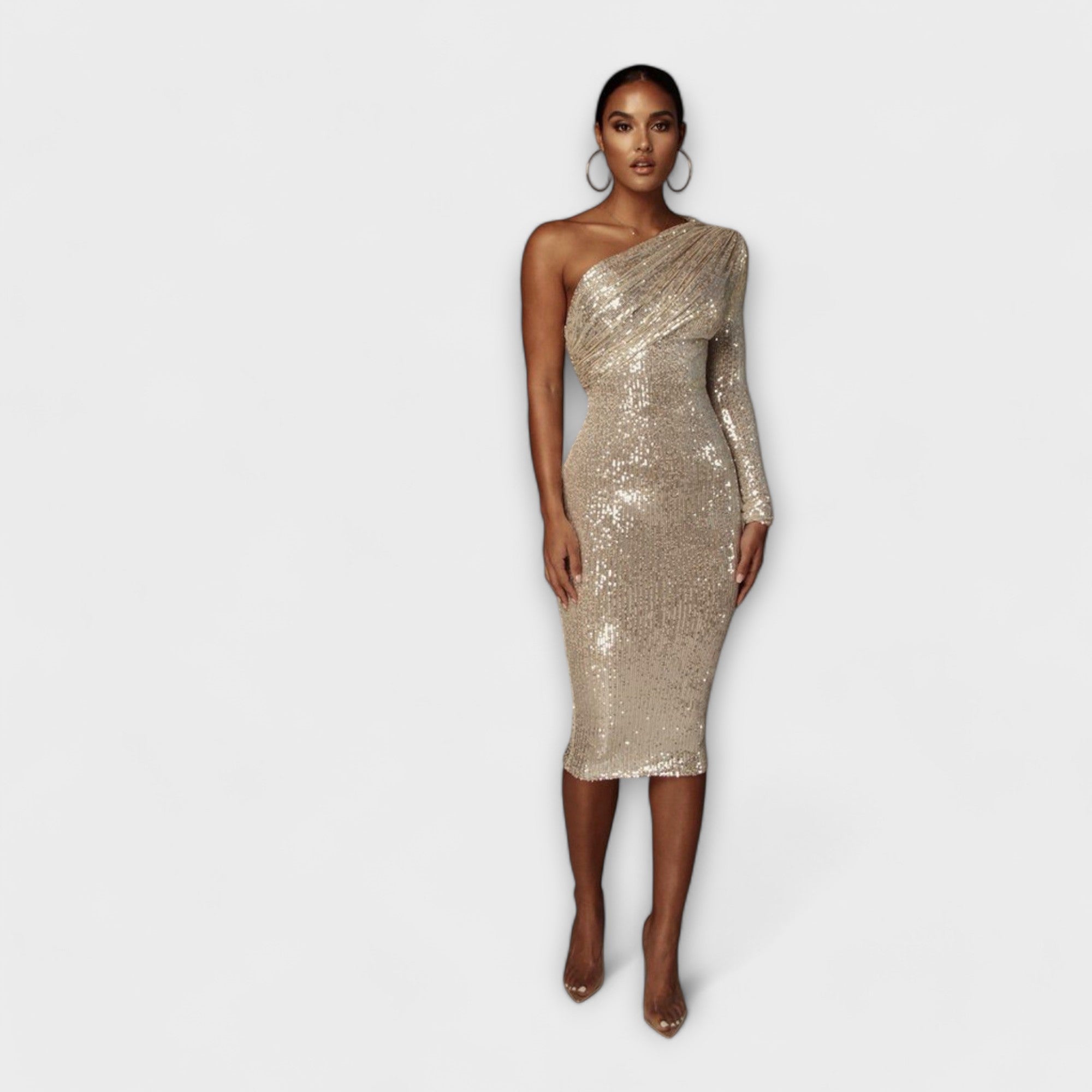 Margely - V-ringad aftonklänning