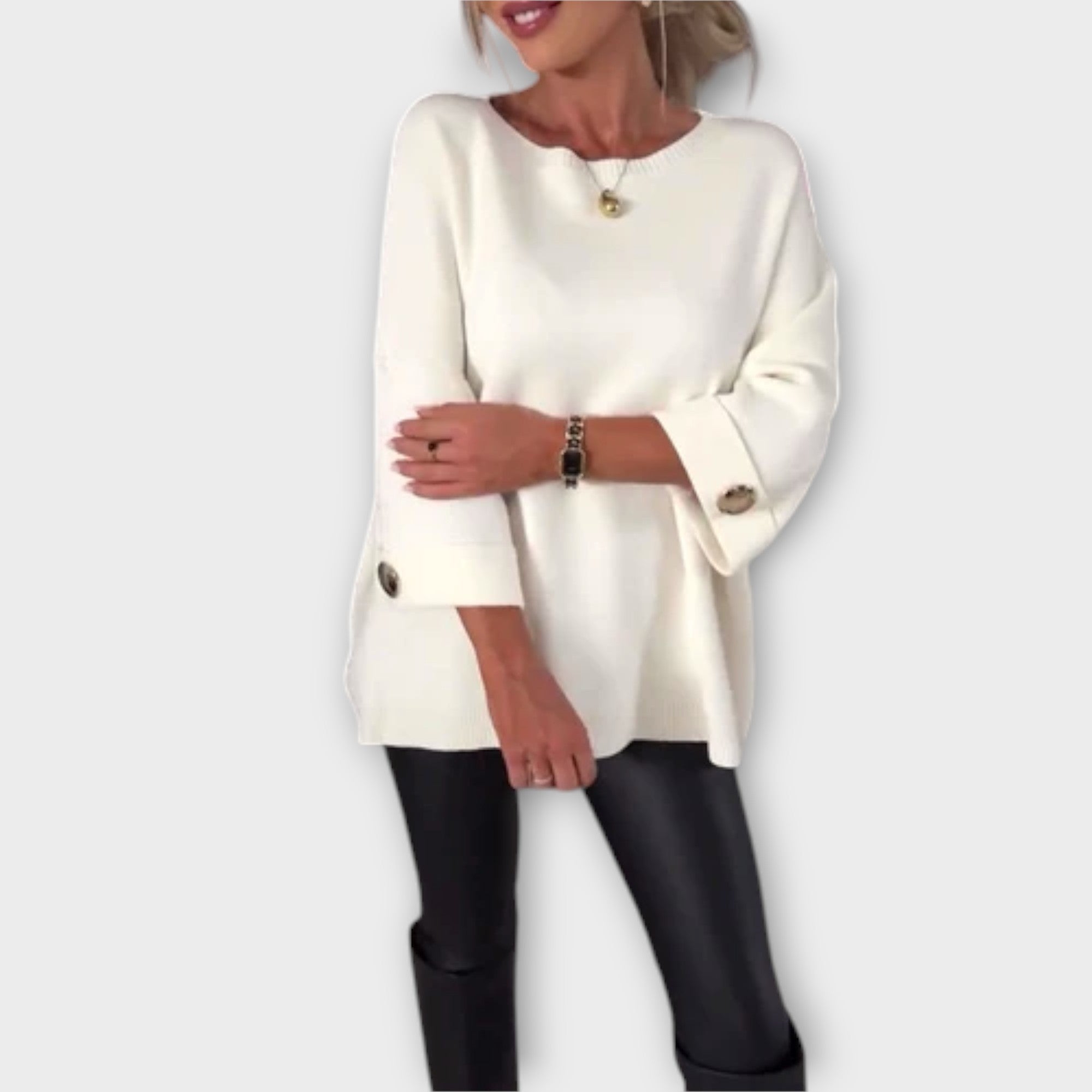 Isabella - Elegant Stickad Blus