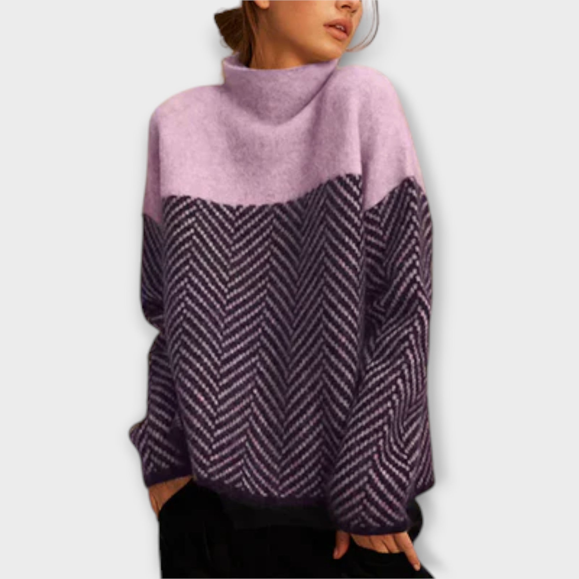 Maeve - Mjuk Turtleneck Tröja