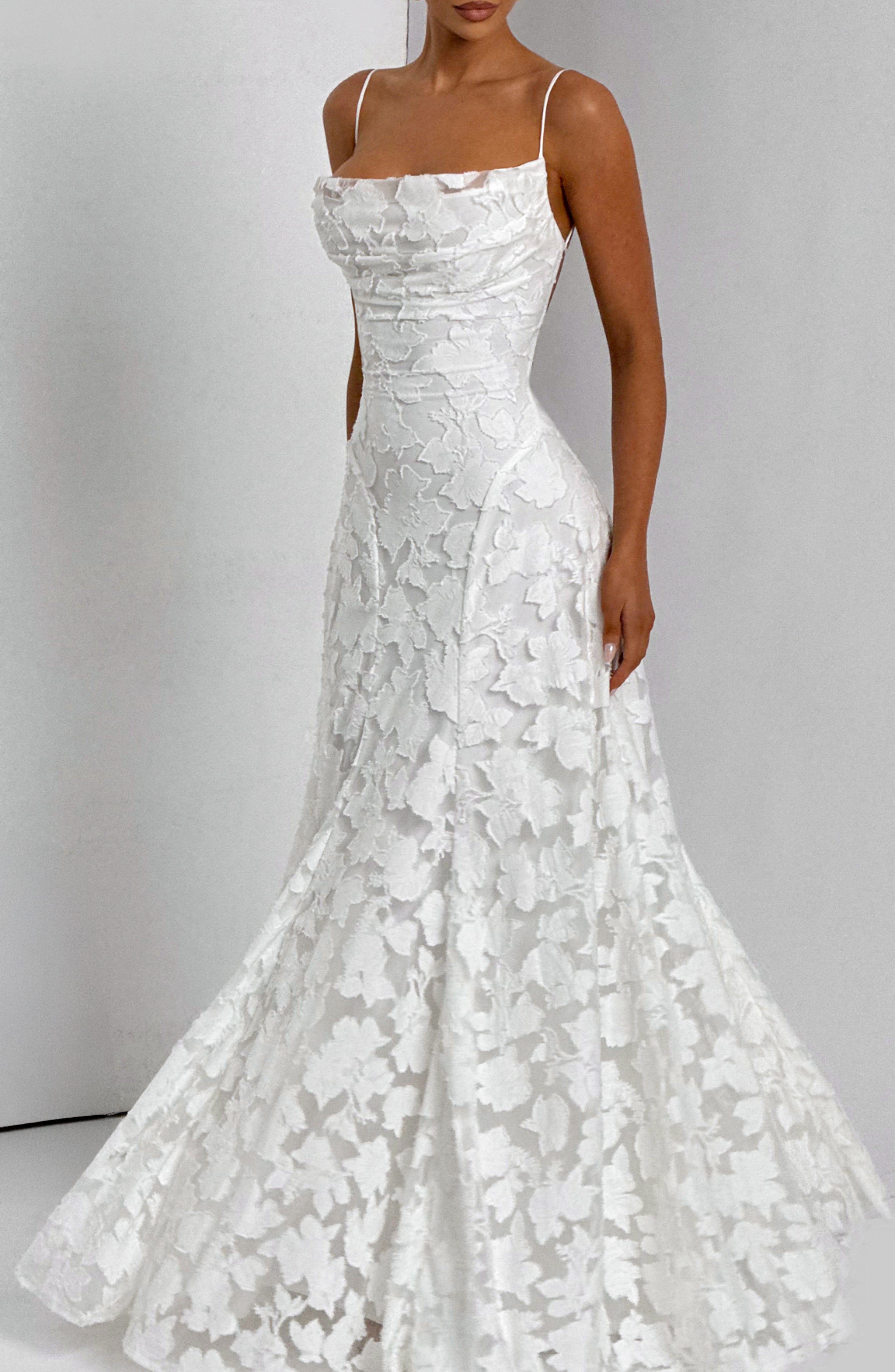 Maxi Blommig Klänning