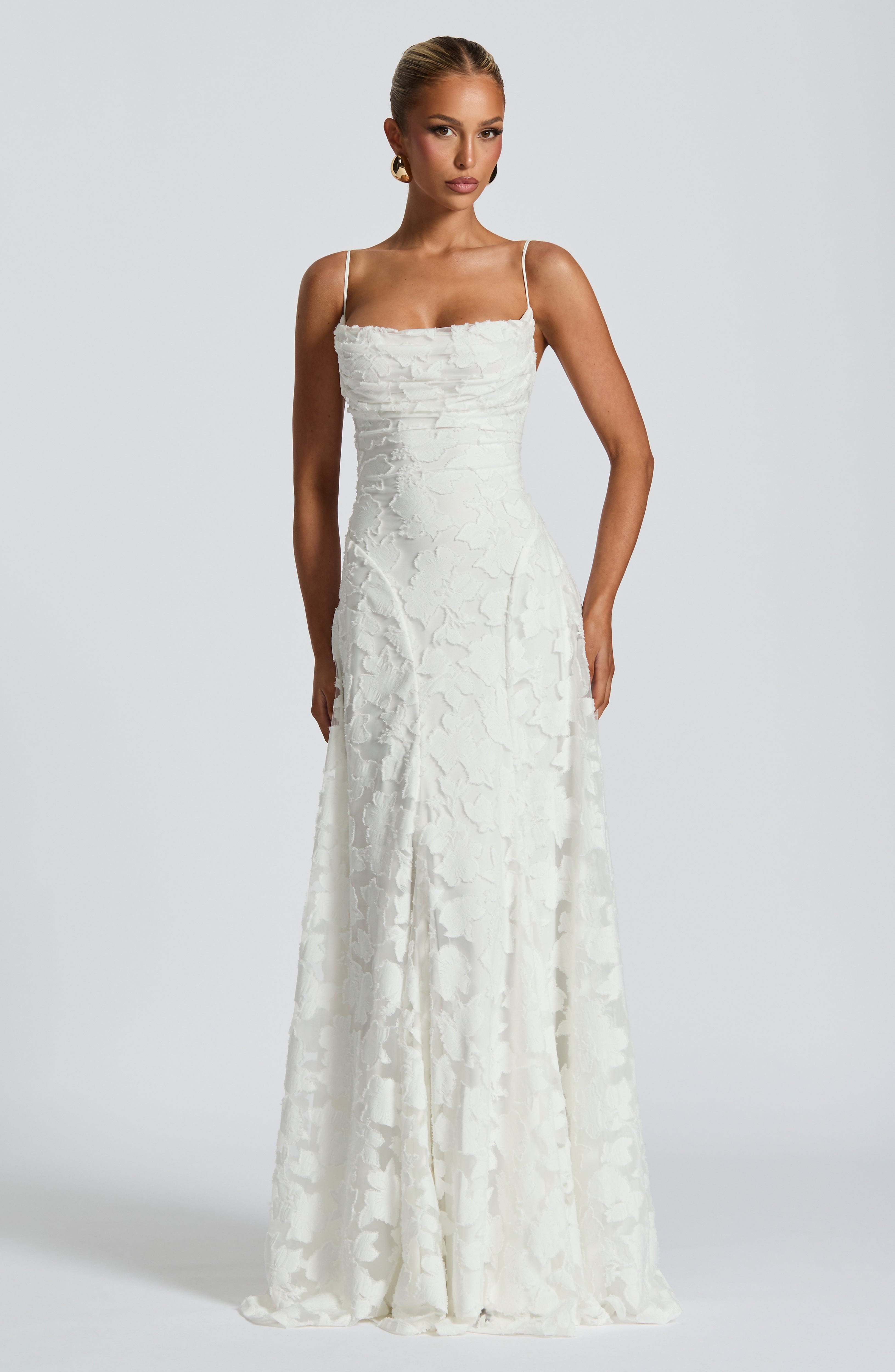 Maxi Blommig Klänning