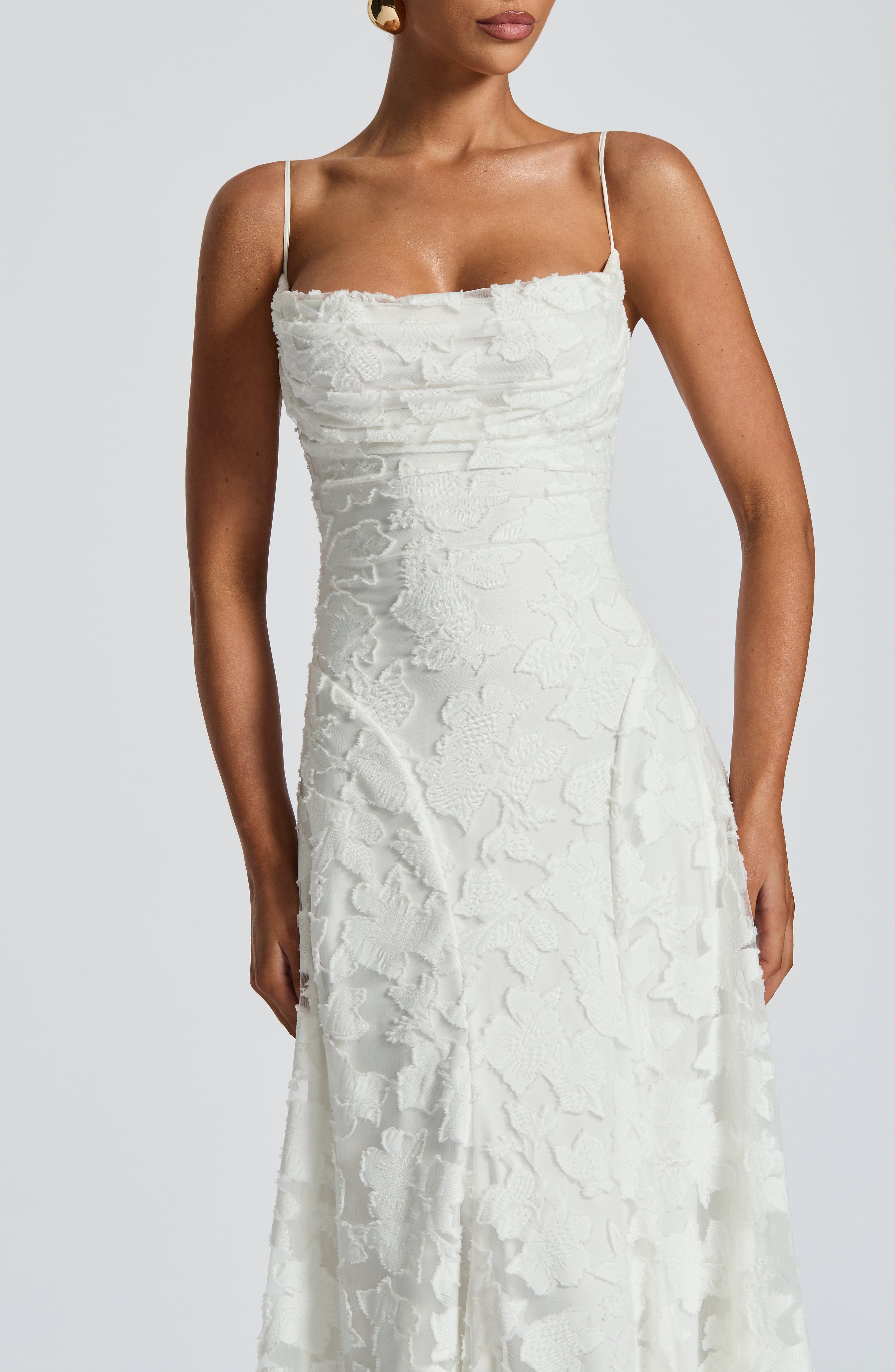 Maxi Blommig Klänning