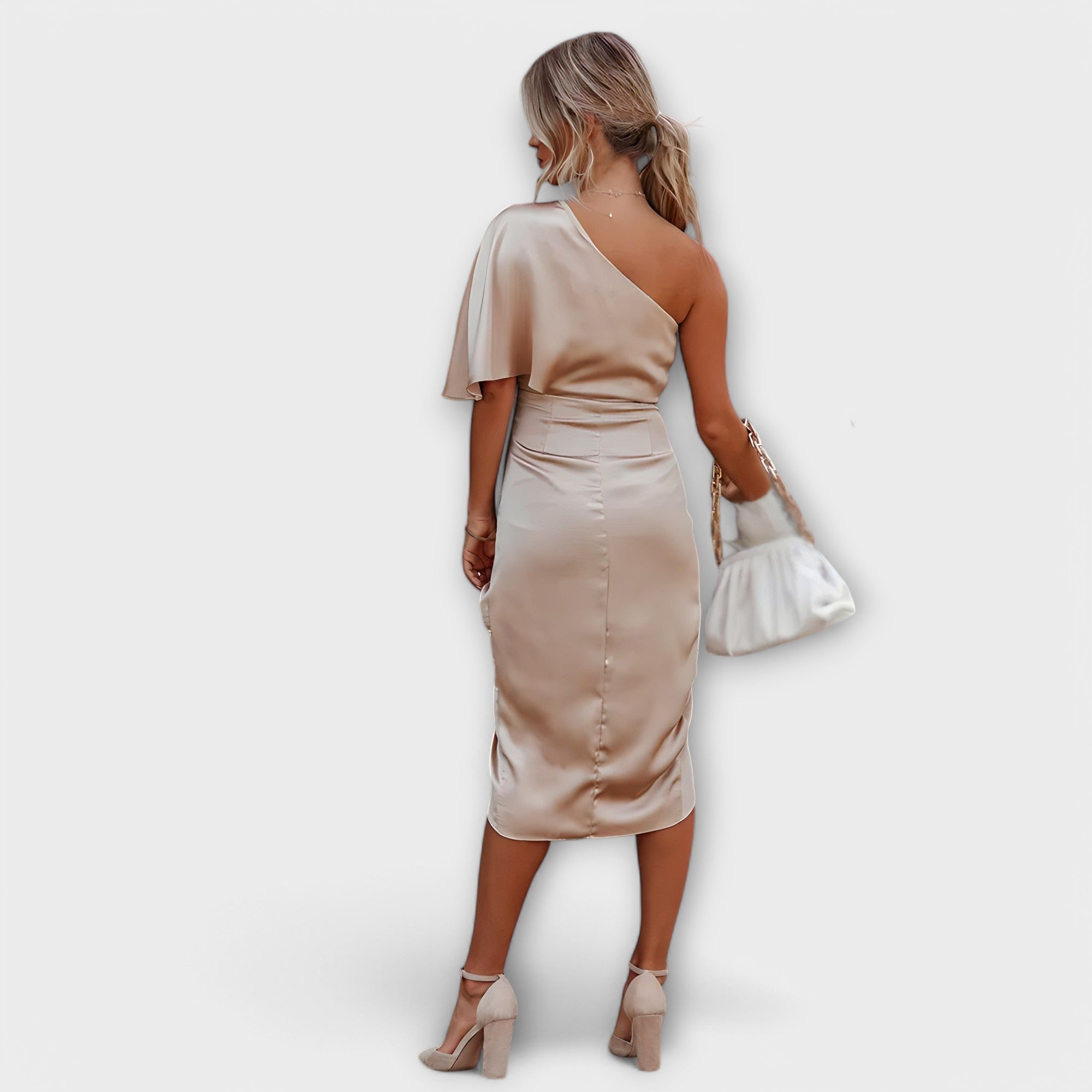 Élise - Lyxig Silke Aftonklänning