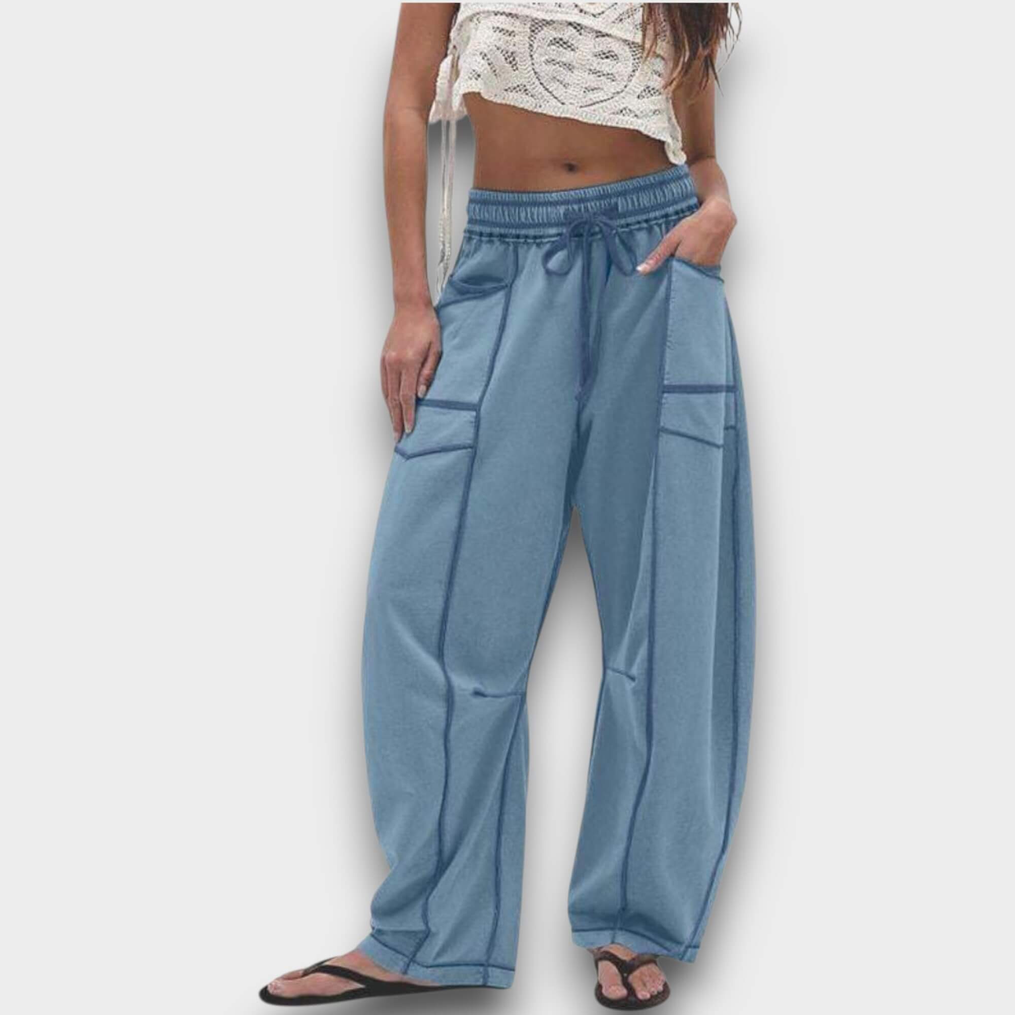 Nova – Bekväma Baggy Leg Lounge Byxor