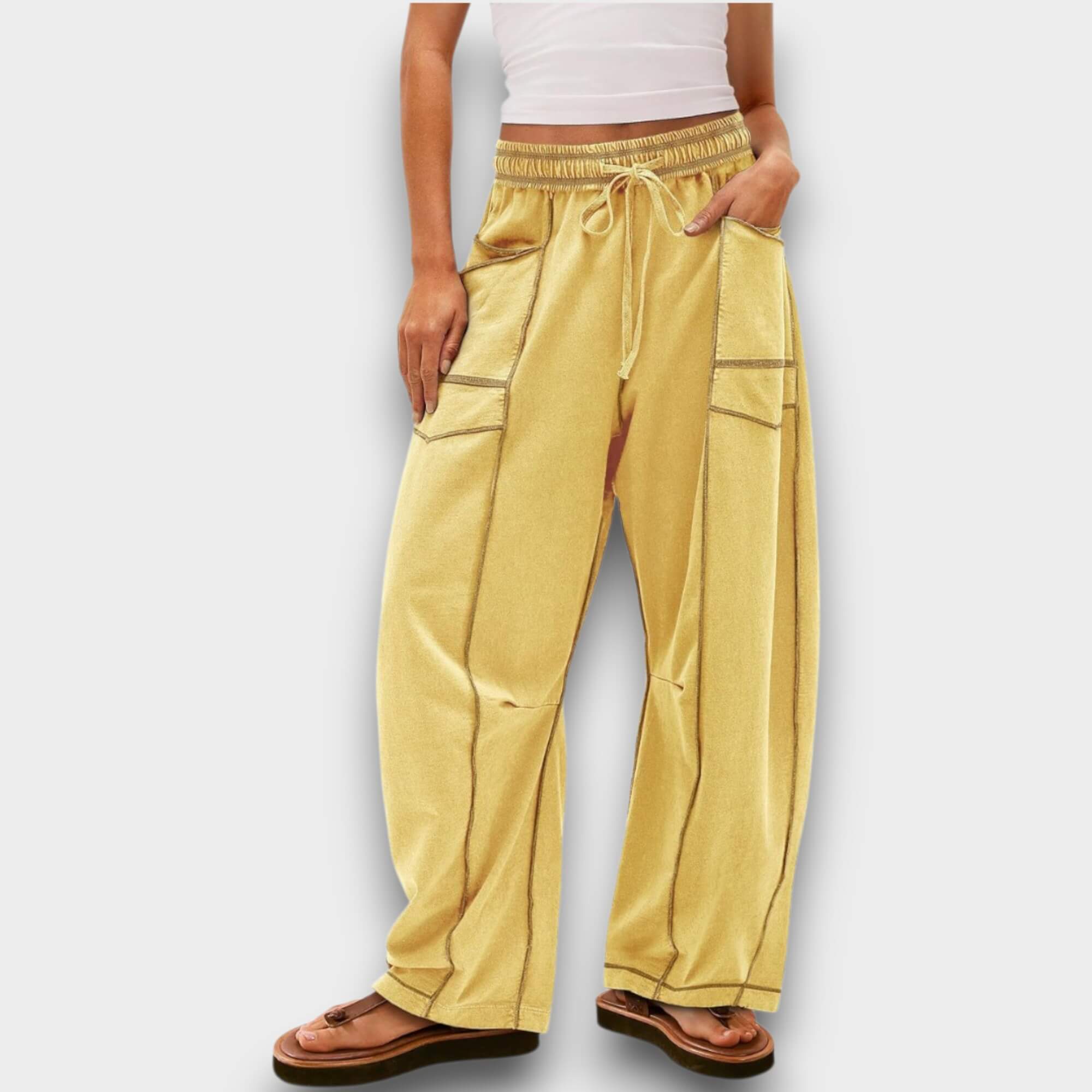 Nova – Bekväma Baggy Leg Lounge Byxor