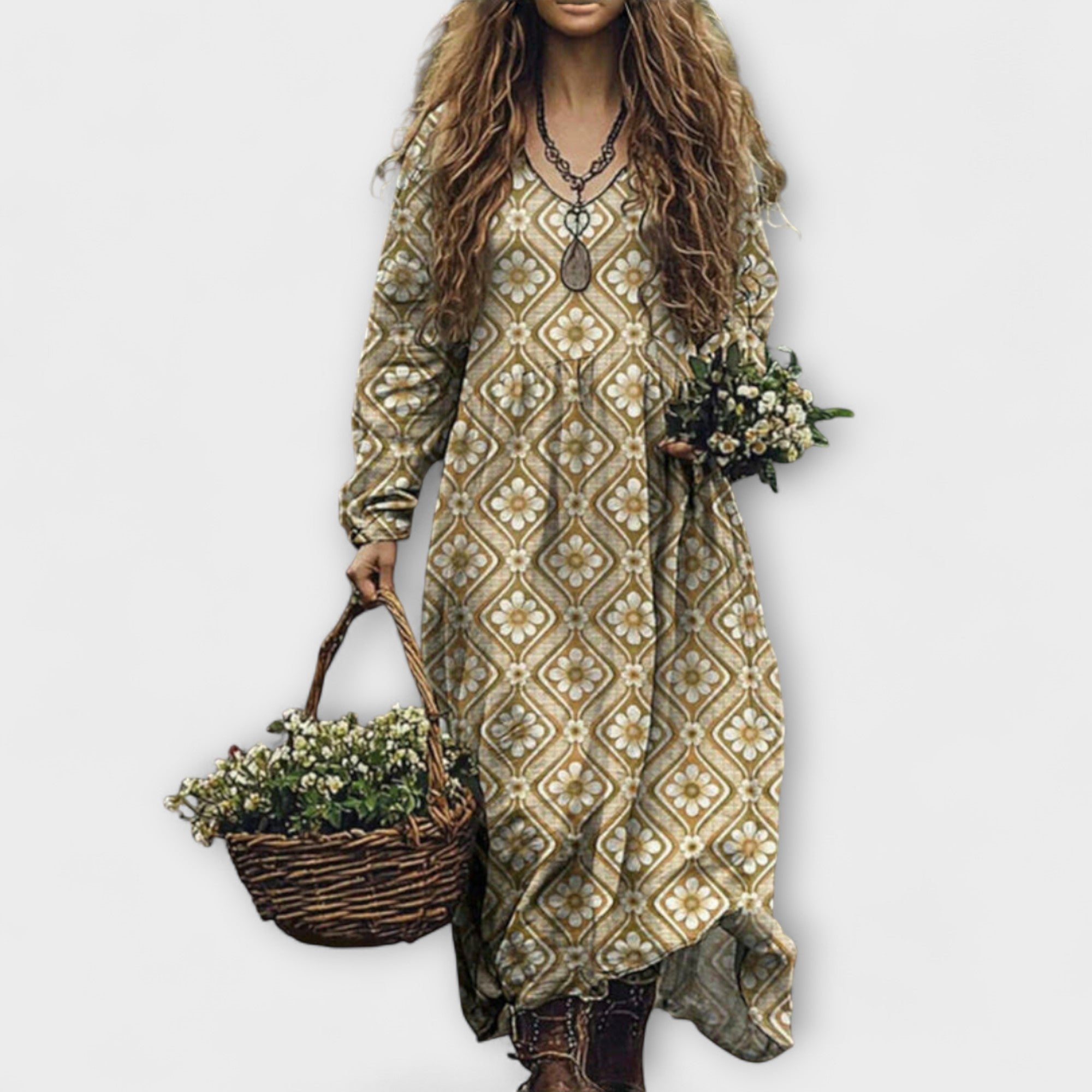 Juri - Klänning med lång ärm