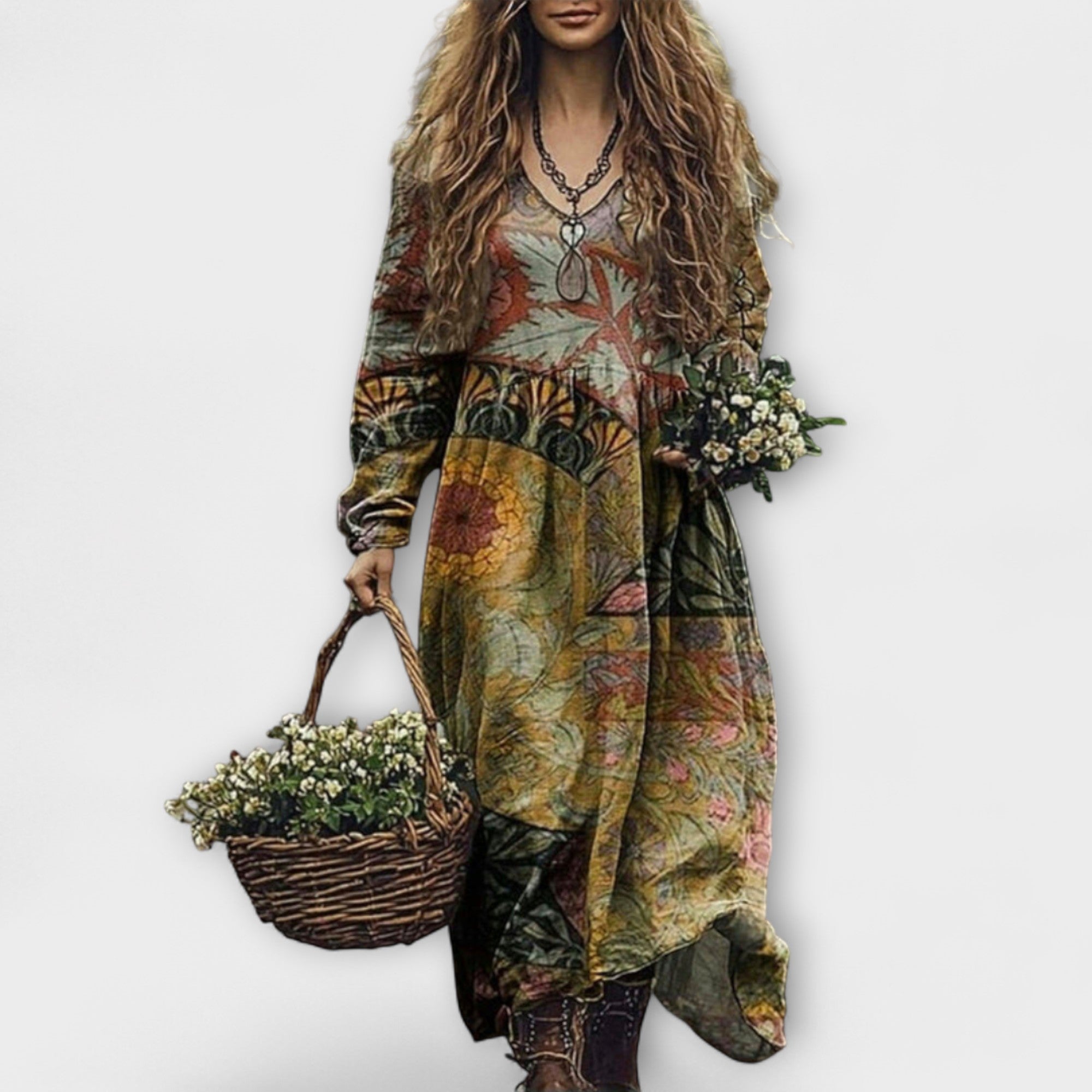 Juri - Klänning med lång ärm