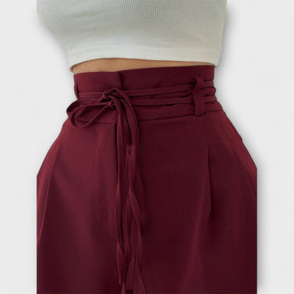 Jill - Snörning Casual Byxor