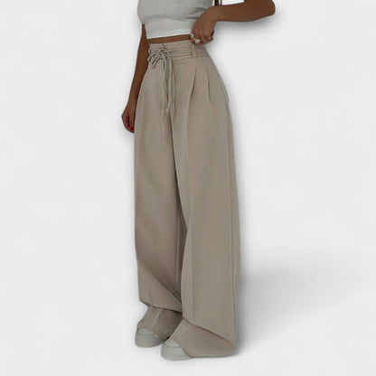 Jill - Snörning Casual Byxor