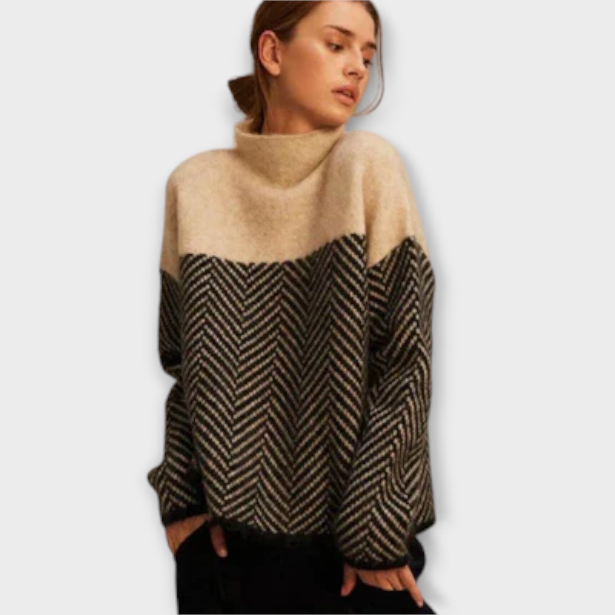Maeve - Mjuk Turtleneck Tröja