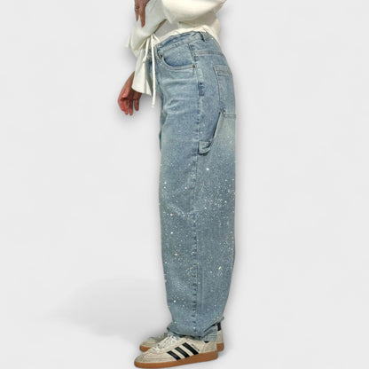 Fable - Shine Denim Jeans i Balloon Snickarstil
