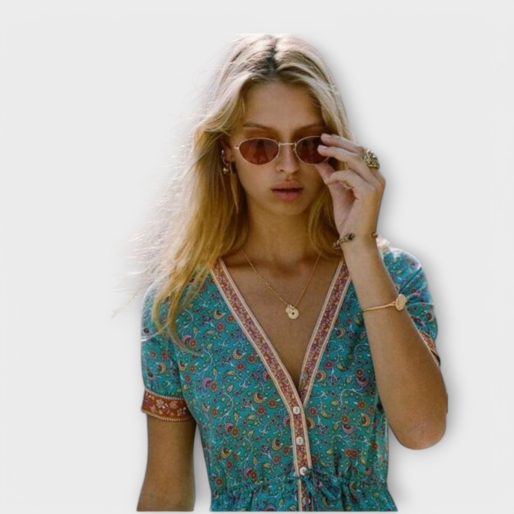 Ranya - Boho Midi Klänning